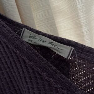 We The Free Women's Deep Purple V-Neck Sweater